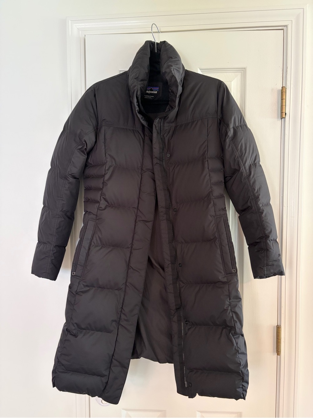 Patagonia Black Long Down Coat